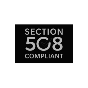 a black and white sign that says section 5c compliant.