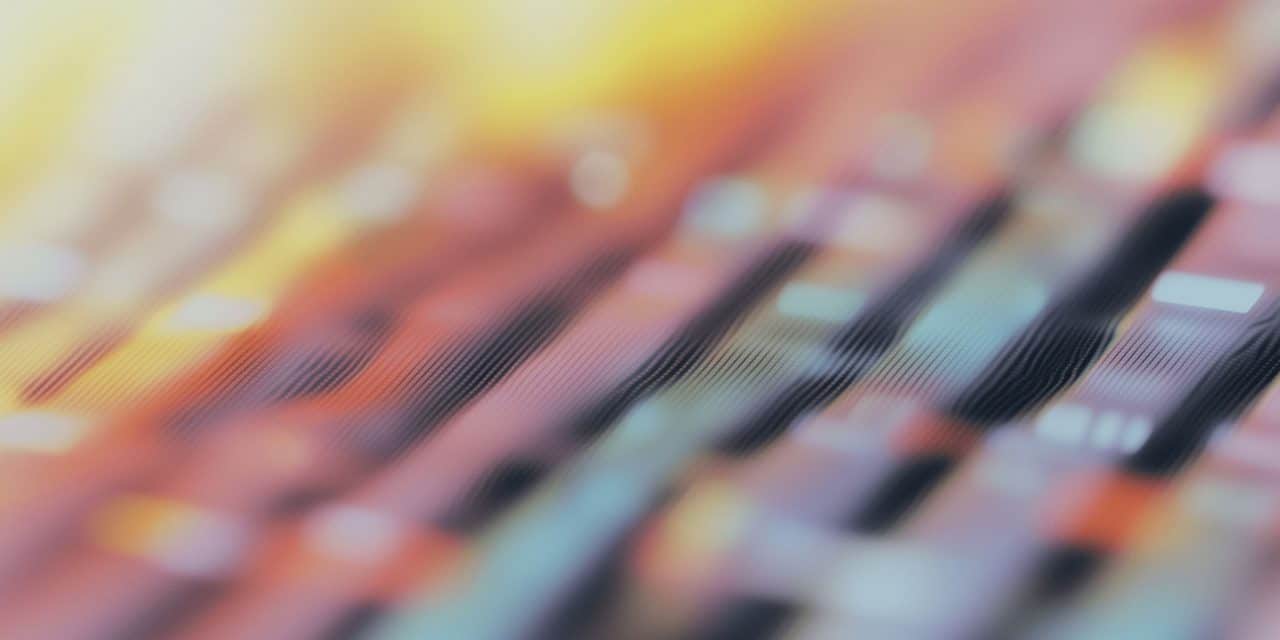 Abstract background with colorful lines and lines.