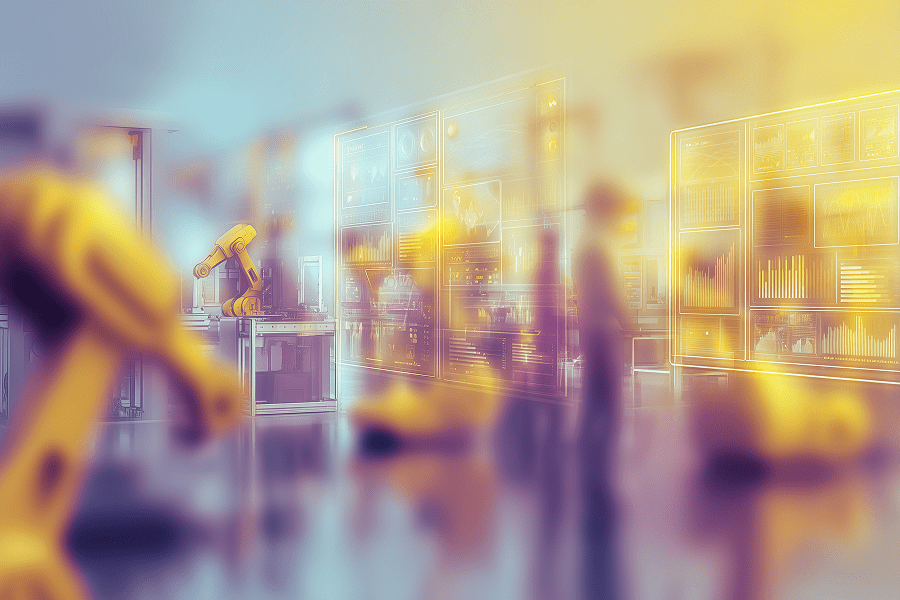 teamvoy_A_modern_factory_interior_with_AI-driven_robotic_arms_a_e9a770c9-c44f-4ab3-b13a-d48d86e6ac13 1-min - Teamvoy modern factory interior with ai-driven robots