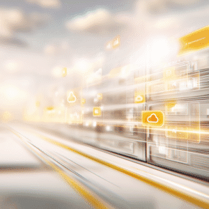 the abstract image of data that migrates