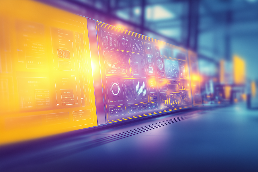 The Hidden Costs of Legacy Systems - Teamvoy a visual metaphor of ai cutting costs: digital scissors or laser beams powered by ai slicing through thick red “cost” wires coming from an old server rack, while a modern cloud system displays increased efficiency and reduced expenses. clean infographic-like composition, minimalistic corporate style, soft gradients, blue and green accents, isometric design elements