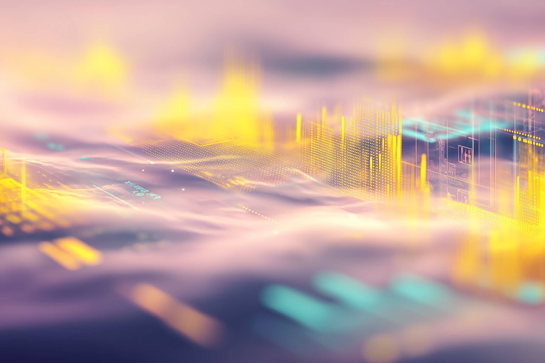 visual metaphor of a calm, well-structured financial interface where ai operates transparently in the background. clear layers, predictable flows, visible feedback signals, and orderly data movement suggesting trust, control, and reliability. no fear-based imagery. no locks, shields, or warning symbols. abstract ui elements, soft depth, balanced composition. fintech aesthetic with muted blues, light neutrals, and subtle accent highlights.