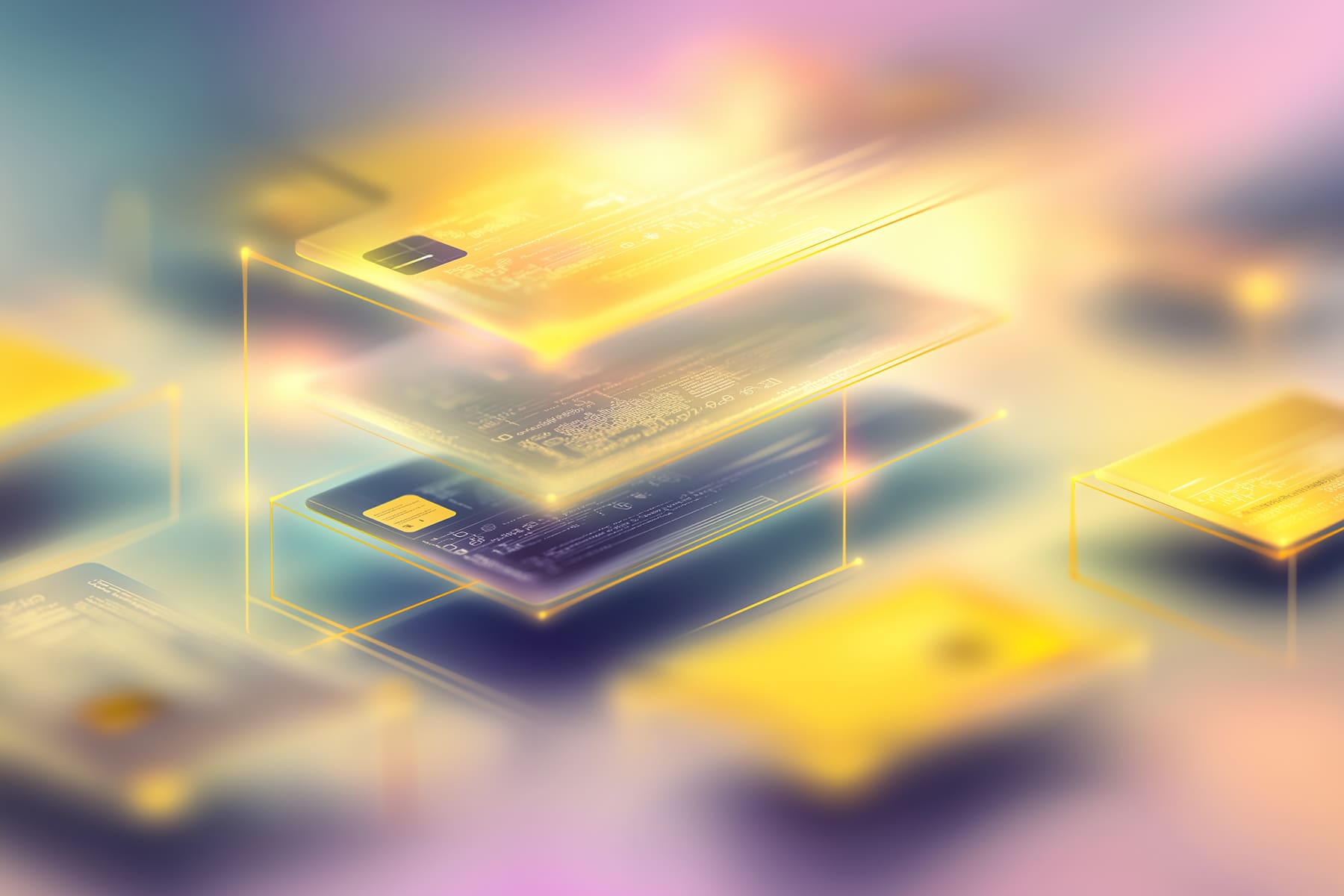 visual metaphor of a calm, well-structured financial interface where ai operates transparently in the background. clear layers, predictable flows, visible feedback signals, and orderly data movement suggesting trust, control, and reliability. no fear-based imagery. no locks, shields, or warning symbols. abstract ui elements, soft depth, balanced composition. fintech aesthetic with muted blues, light neutrals, and subtle accent highlights.