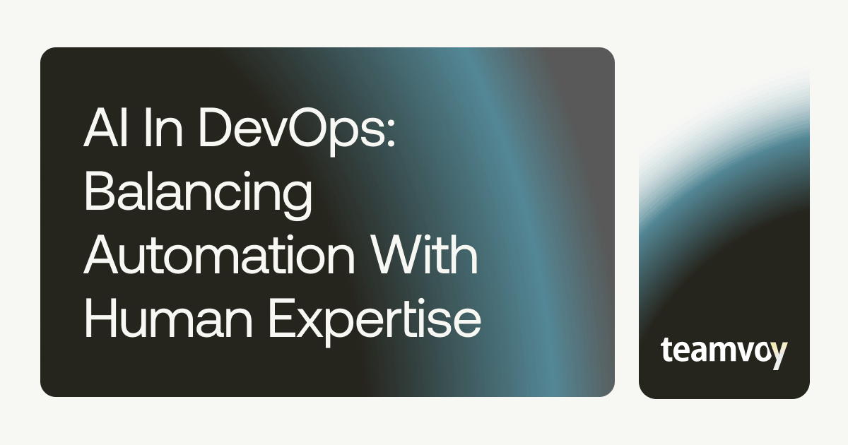 al in devops balancing automation with human expertise