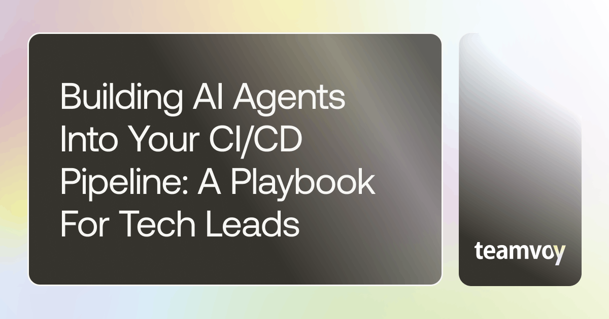 building ai agents into your ci/cd pipeline cover
