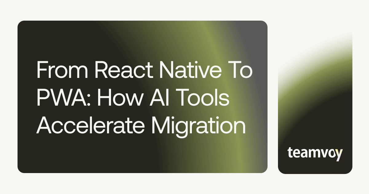 from react native to pwa how al tools accelerate migration
