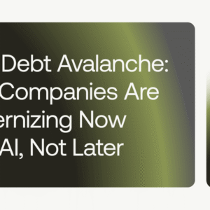tech debt avalanche why companies are modernizing now with al not later