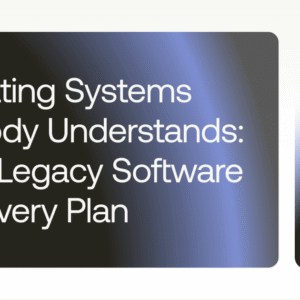updating systems nobody understands_ your legacy software recovery plan