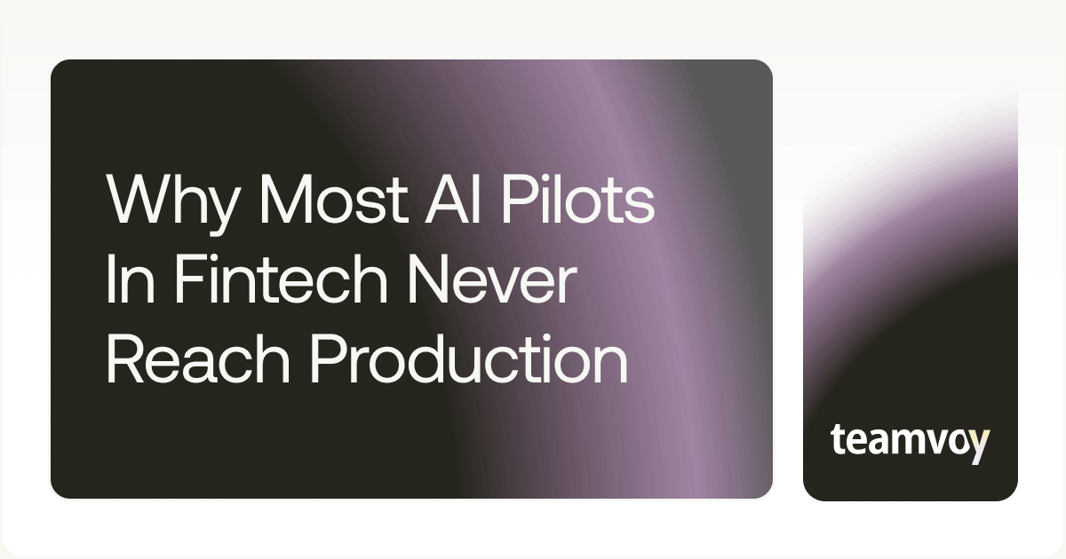 why most al pilots in fintech never reach production