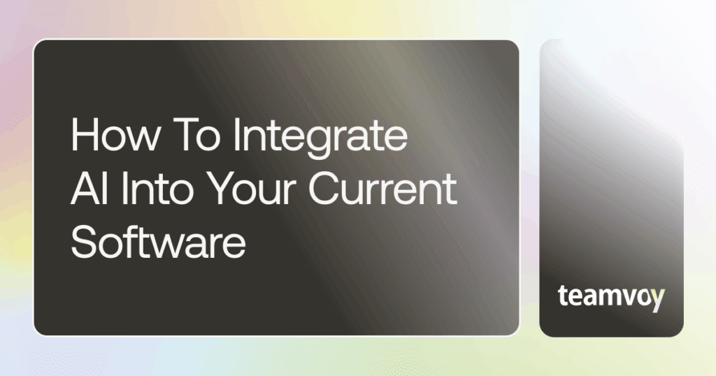 How to Integrate AI Into Your Current Software Сover
