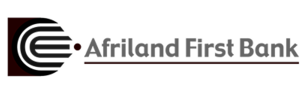 arland first bank logo: circular emblem to the left and gray 'arland first bank' wordmark to the right.