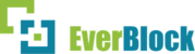 ecoblock logo: blue square icon with a green outline/overlay and the word ecoblock in green and blue.