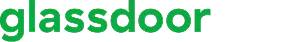 glassdoor logo in bright green letters on a transparent background