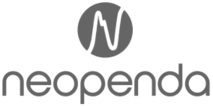 neopenda logo with a gray circular symbol above the lowercase word 'neopenda'.