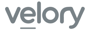 velory gray wordmark logo