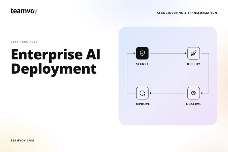 Enterprise AI Deployment Best Practices: Architecture, Evaluation, Observability, Cost, Security, and Operational Discipline Past Launch