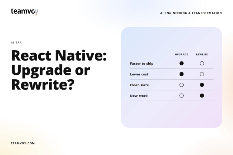 Upgrade Your React Native App or Rewrite It From Scratch in the AI Era