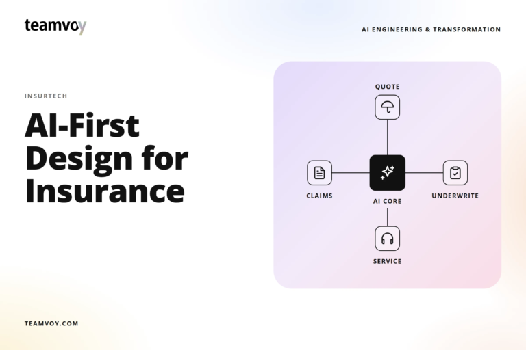 AI-First Product Design for Insurance: Building Tools That Learn, Adapt, and Delight Users