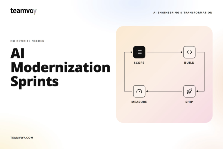 AI Modernization Sprints: A New Delivery Model for Companies That Can’t Afford a Rewrite
