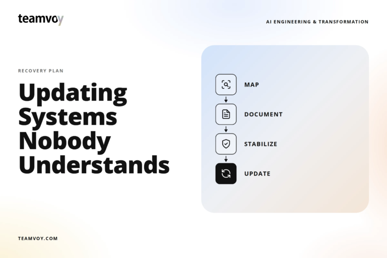 Updating Systems Nobody Understands: Your Legacy Software Recovery Plan
